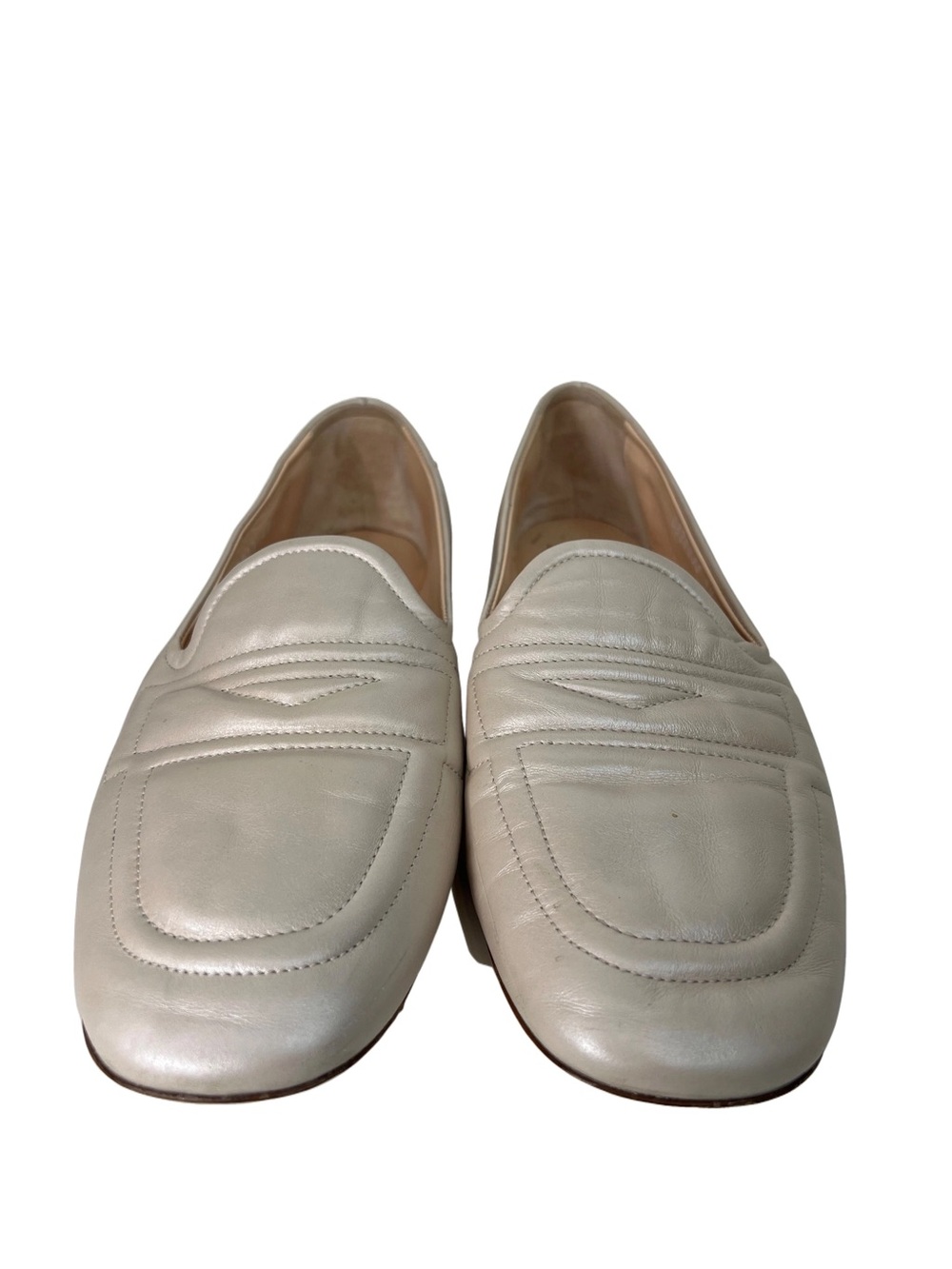 AGL Cher Stitch Leather Penny Loafer Pearl Leather Slip-On Shoes EU 40 - Picture 6 of 13